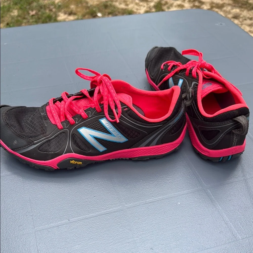 New Balance Minimus Black and Pink Running Shoes